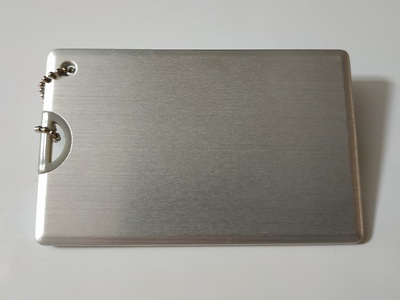 Metálica tarjeta USB personalizada